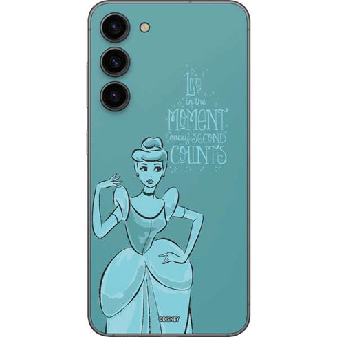 Disney Princess Cinderella Live in the Moment Art Galaxy S23 Plus Skin