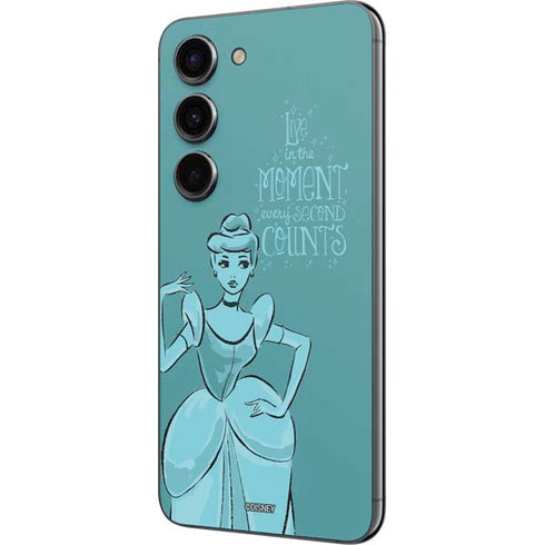 Disney Princess Cinderella Live in the Moment Art Galaxy S23 Skin