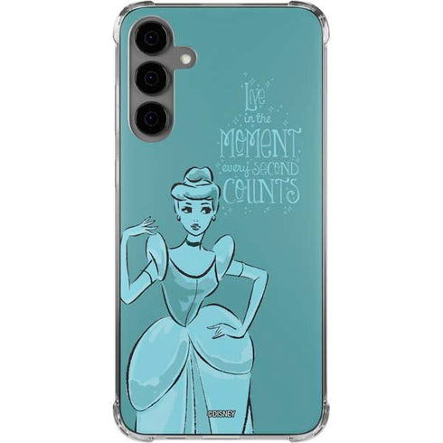 Disney Princess Cinderella Live in the Moment Art Galaxy S24 Plus Clear Case
