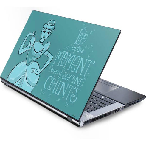 Disney Princess Cinderella Live in the Moment Art Generic Laptop Skin