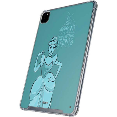 Disney Princess Cinderella Live in the Moment Art iPad Pro 12.9in (2020) Clear Case