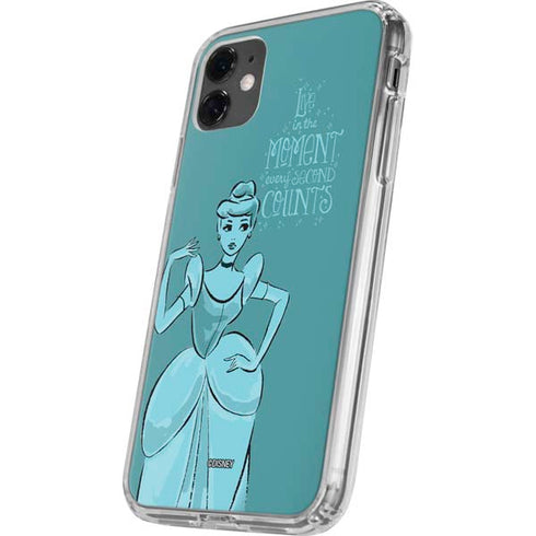 Disney Princess Cinderella Live in the Moment Art iPhone 11 Clear Case