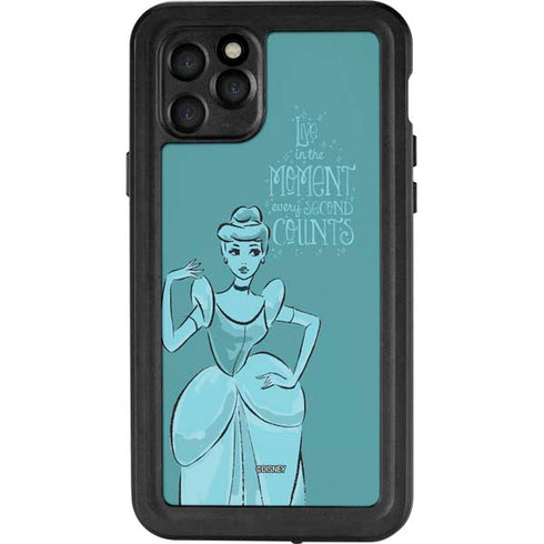 Disney Princess Cinderella Live in the Moment Art iPhone 11 Pro Waterproof Case