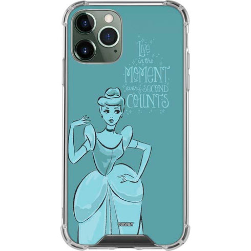 Disney Princess Cinderella Live in the Moment Art iPhone 12 Pro Clear Case