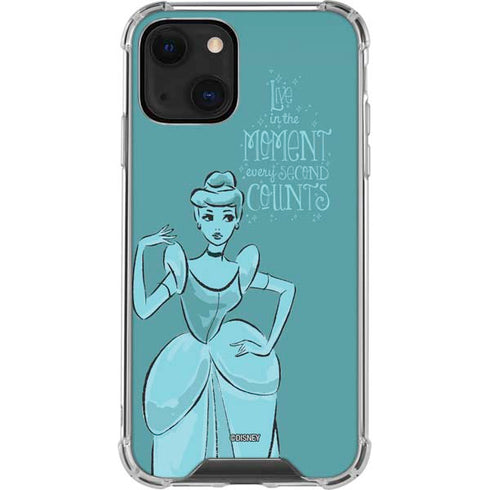 Disney Princess Cinderella Live in the Moment Art iPhone 14 Clear Case