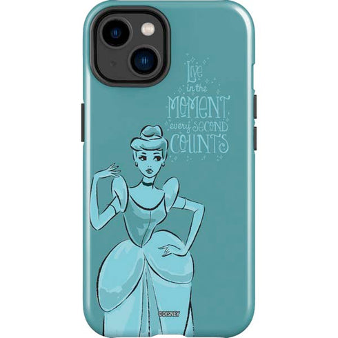 Disney Princess Cinderella Live in the Moment Art iPhone 14 Plus Impact Case