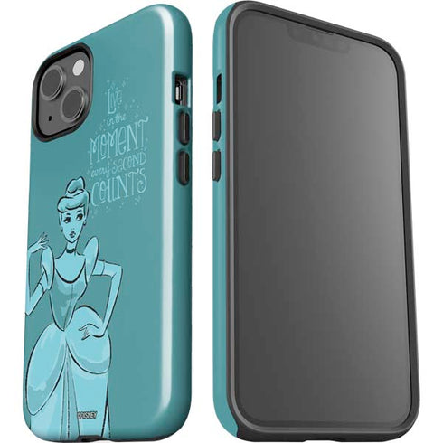 Disney Princess Cinderella Live in the Moment Art iPhone 14 Plus Impact Case