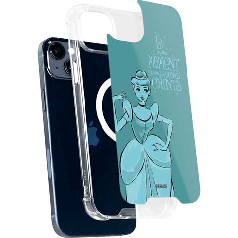Disney Princess Cinderella Live in the Moment Art iPhone 14 Plus MagSafe Case