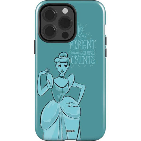 Disney Princess Cinderella Live in the Moment Art iPhone 15 Pro Impact Case