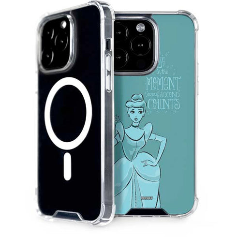 Disney Princess Cinderella Live in the Moment Art iPhone 15 Pro MagSafe Case