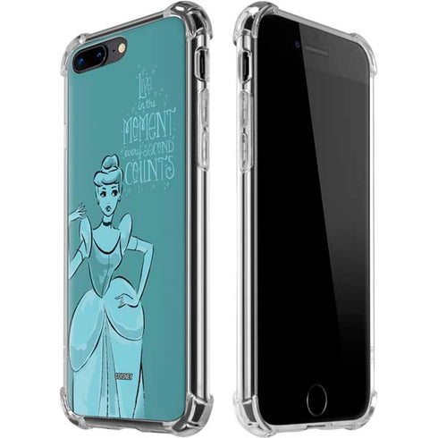 Disney Princess Cinderella Live in the Moment Art iPhone 7/8 Plus Clear Case