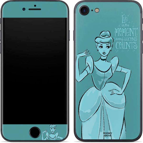 Disney Princess Cinderella Live in the Moment Art iPhone 8 Skin