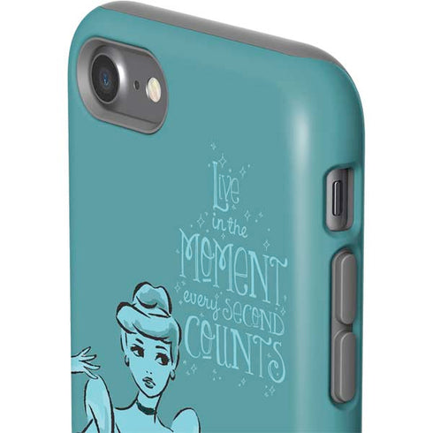 Disney Princess Cinderella Live in the Moment Art iPhone SE (2nd & 3rd Gen) Pro Case