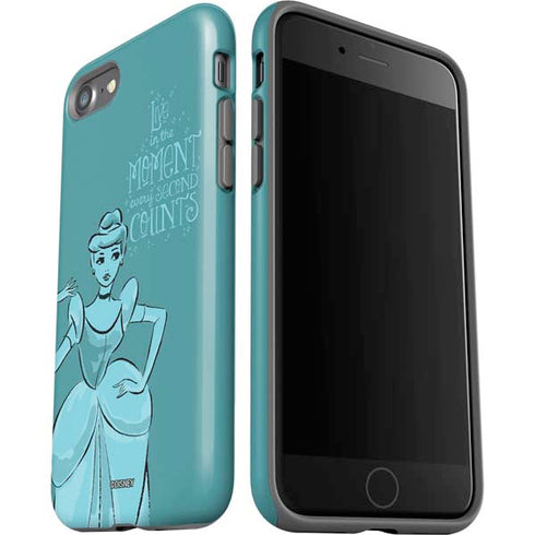 Disney Princess Cinderella Live in the Moment Art iPhone SE (2nd & 3rd Gen) Pro Case
