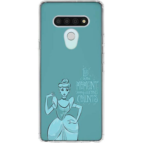 Disney Princess Cinderella Live in the Moment Art LG Stylo 6 Clear Case