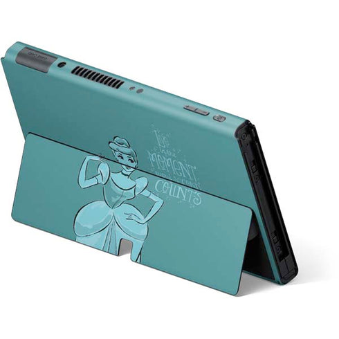 Disney Princess Cinderella Live in the Moment Art Nintendo Switch OLED (2021) Skin