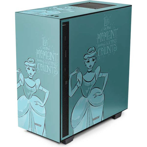 Disney Princess Cinderella Live in the Moment Art NZXT H510 Compact ATX Mid-Tower Case Skin