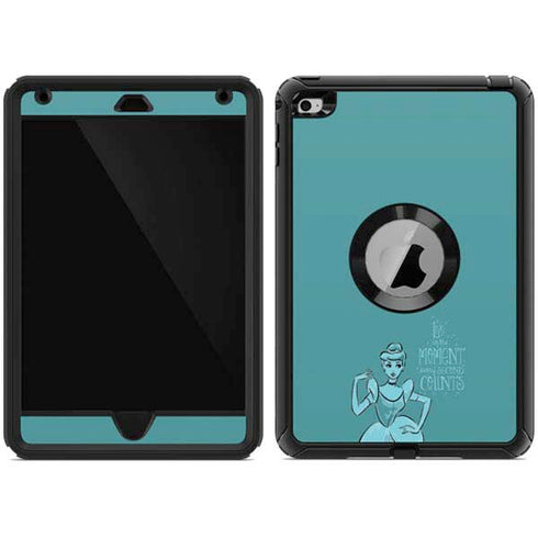 Disney Princess Cinderella Live in the Moment Art Otterbox Defender iPad Skin