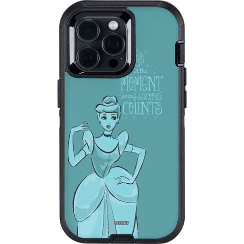 Disney Princess Cinderella Live in the Moment Art Otterbox Defender iPhone Skin