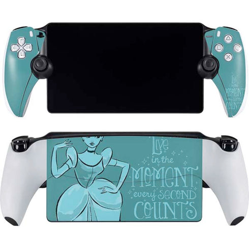 Disney Princess Cinderella Live in the Moment Art PlayStation Portal Remote Player Skin