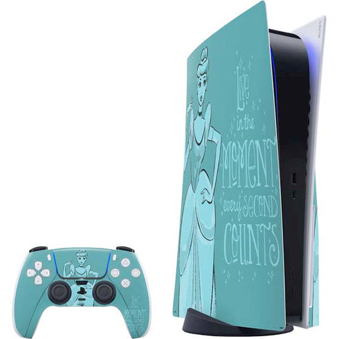 Disney Princess Cinderella Live in the Moment Art PS5 Bundle Skin