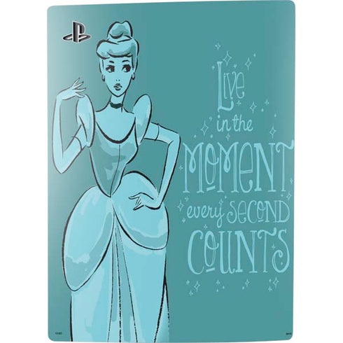 Disney Princess Cinderella Live in the Moment Art PS5 Console Skin