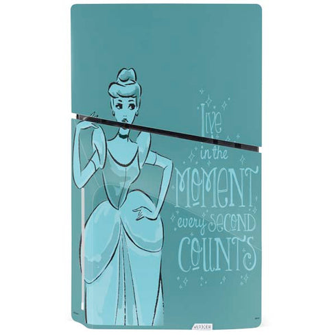 Disney Princess Cinderella Live in the Moment Art PS5 Slim Disk Console Skin