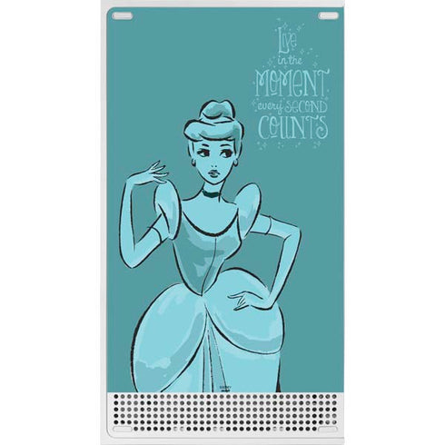 Disney Princess Cinderella Live in the Moment Art Xbox Series S Console Skin