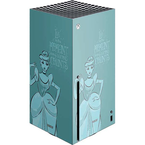Disney Princess Cinderella Live in the Moment Art Xbox Series X Console Skin