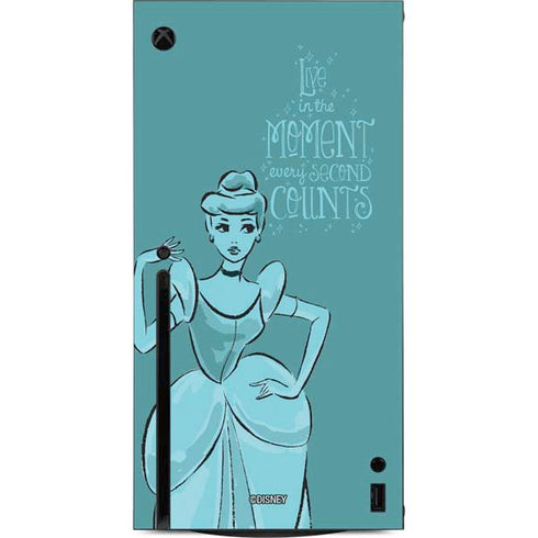 Disney Princess Cinderella Live in the Moment Art Xbox Series X Console Skin