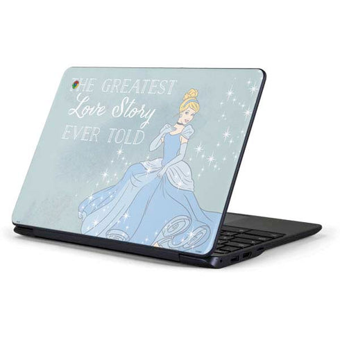 Disney Cinderella Greatest Love Story Ever Told Samsung Chromebook Skin