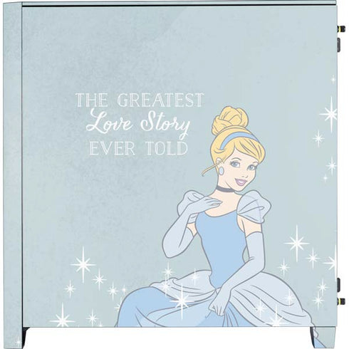 Disney Cinderella Greatest Love Story Ever Told Corsair 4000D Tempered Glass Mid-Tower ATX Case Skin
