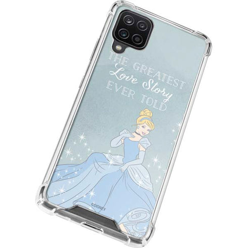 Disney Cinderella Greatest Love Story Ever Told Galaxy A12 Clear Case