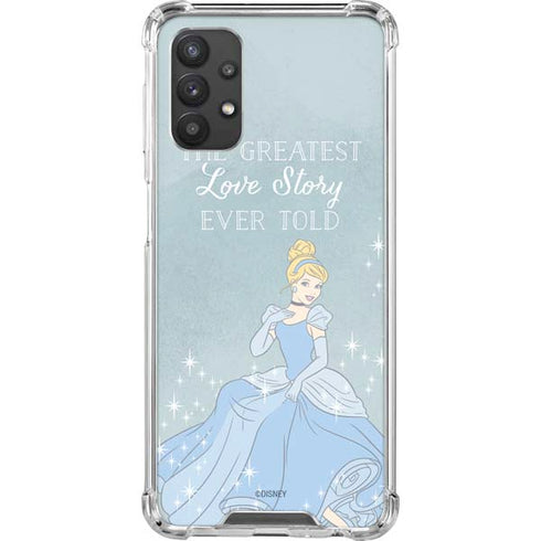 Disney Cinderella Greatest Love Story Ever Told Galaxy A32 5G Clear Case