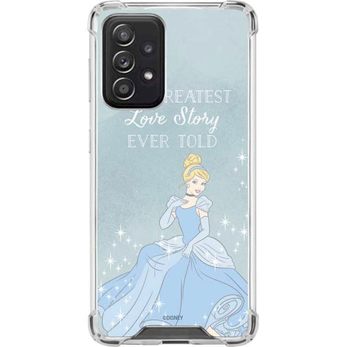 Disney Cinderella Greatest Love Story Ever Told Galaxy A52 5G Clear Case