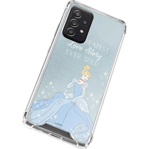 Disney Cinderella Greatest Love Story Ever Told Galaxy A52 5G Clear Case