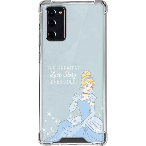 Disney Cinderella Greatest Love Story Ever Told Galaxy Note20 5G Clear Case