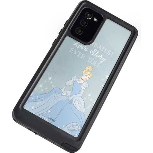 Disney Cinderella Greatest Love Story Ever Told Galaxy Note20 5G Waterproof Case
