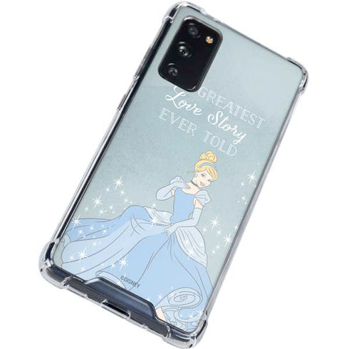 Disney Cinderella Greatest Love Story Ever Told Galaxy S20 FE Clear Case