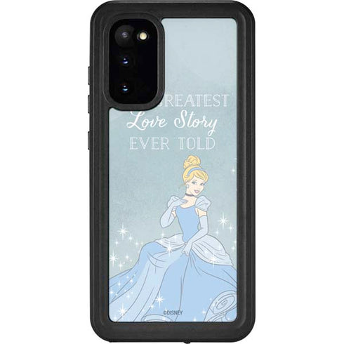Disney Cinderella Greatest Love Story Ever Told Galaxy S20 Waterproof Case