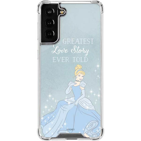 Disney Cinderella Greatest Love Story Ever Told Galaxy S21 FE Clear Case