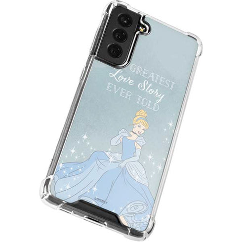 Disney Cinderella Greatest Love Story Ever Told Galaxy S21 FE Clear Case