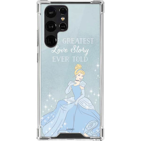Disney Cinderella Greatest Love Story Ever Told Galaxy S22 Ultra Clear Case