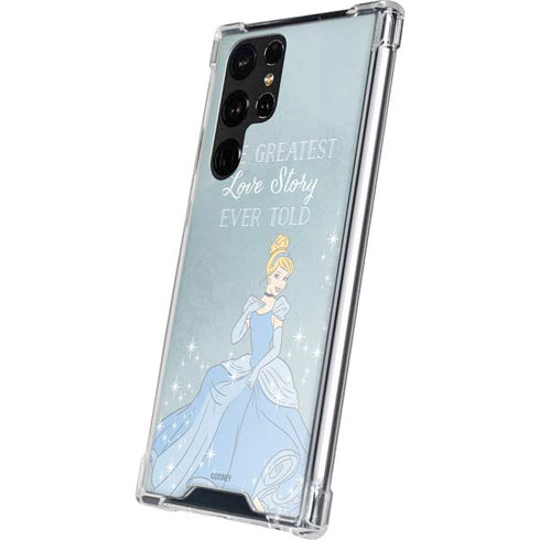 Disney Cinderella Greatest Love Story Ever Told Galaxy S22 Ultra Clear Case