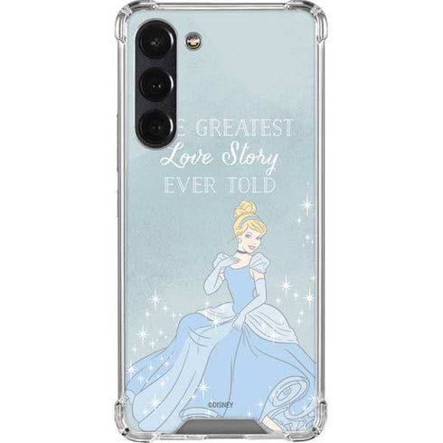 Disney Cinderella Greatest Love Story Ever Told Galaxy S23 Plus Clear Case