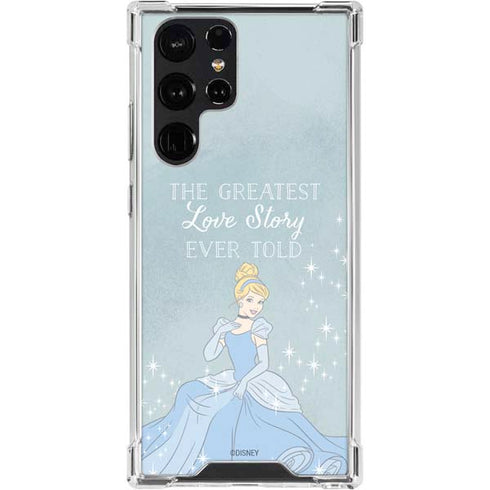 Disney Cinderella Greatest Love Story Ever Told Galaxy S24 Ultra Clear Case