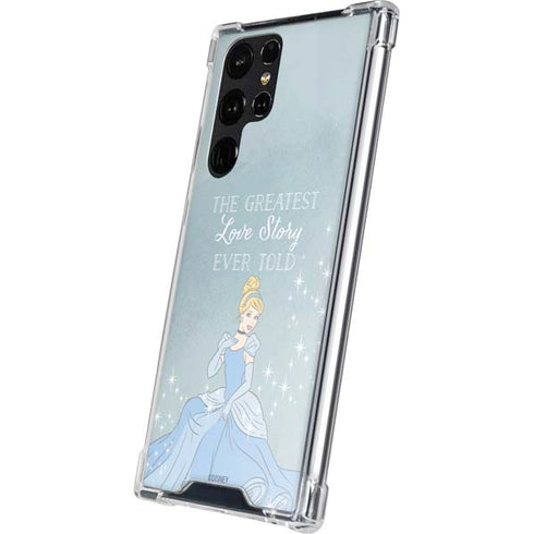 Disney Cinderella Greatest Love Story Ever Told Galaxy S24 Ultra Clear Case