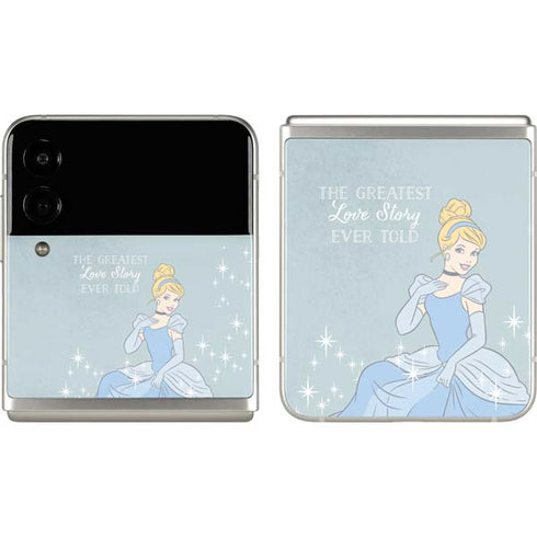 Disney Cinderella Greatest Love Story Ever Told Galaxy Z Flip3 5G Skin