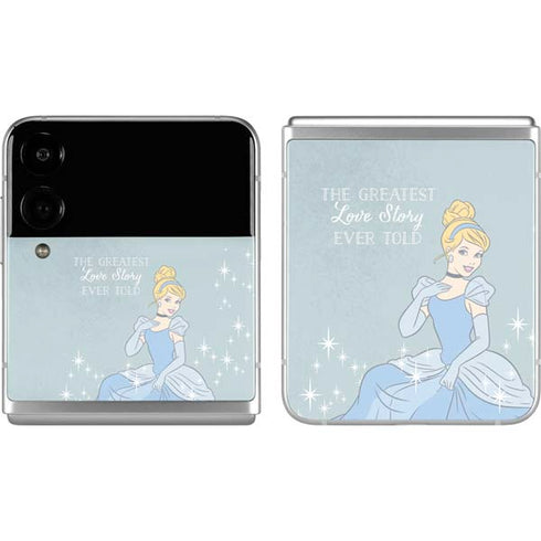 Disney Cinderella Greatest Love Story Ever Told Galaxy Z Flip4 5G Skin
