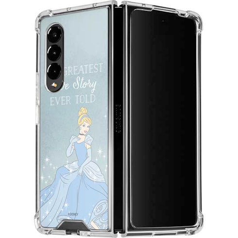 Disney Cinderella Greatest Love Story Ever Told Galaxy Z Fold4 5G Clear Case